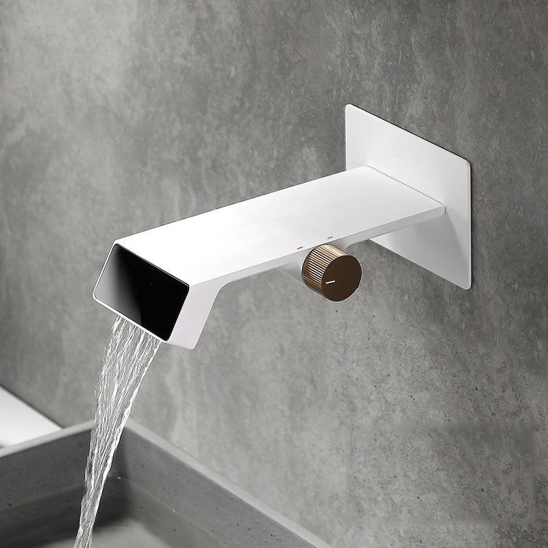 Modern Bathtub Faucet Wall-mounted Brass Digital Display Bathtub Faucet