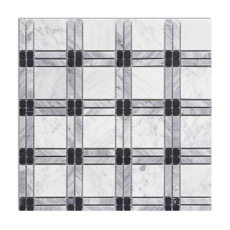 Modern Style Floor Tile Fabric Look Straight Edge Square Floor Tile