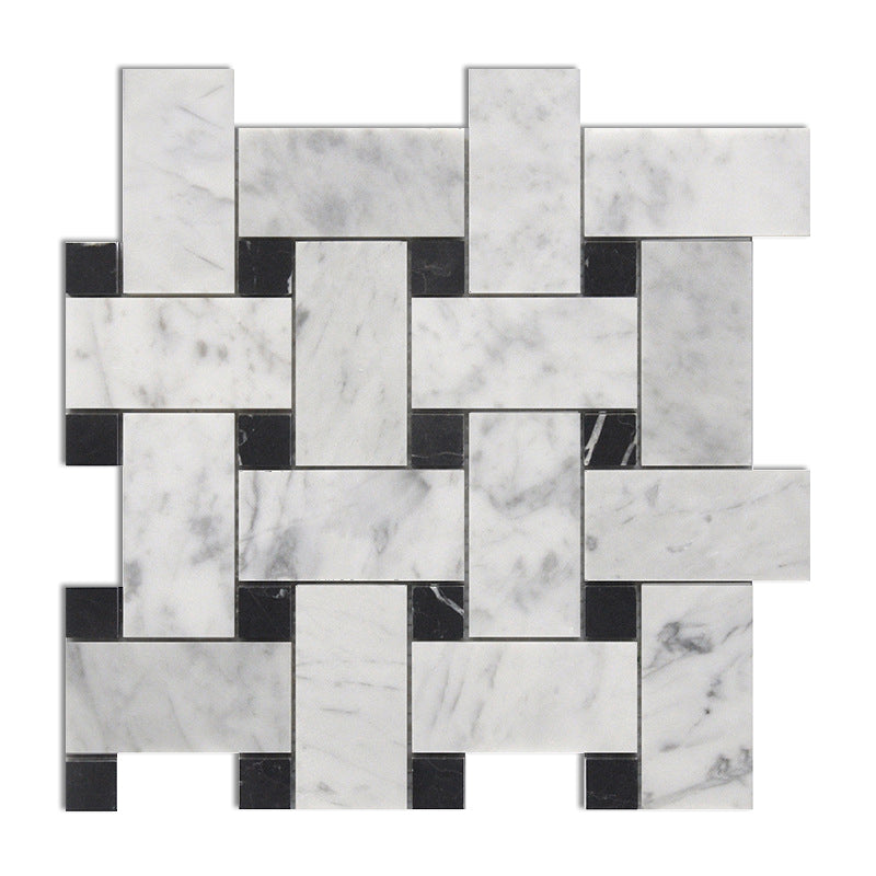 Modern Style Floor Tile Fabric Look Straight Edge Square Floor Tile