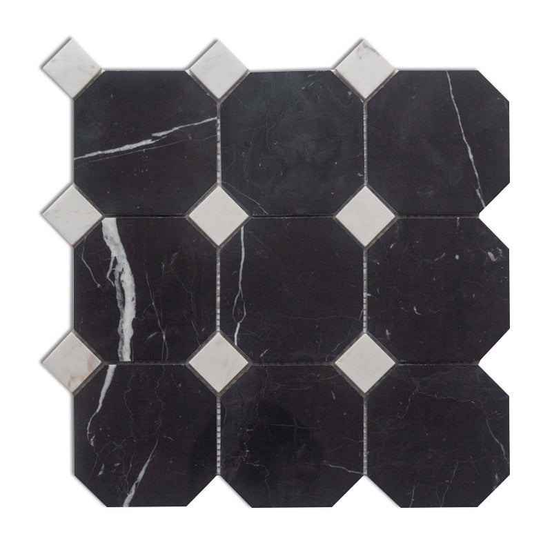 Modern Style Floor Tile Fabric Look Straight Edge Square Floor Tile