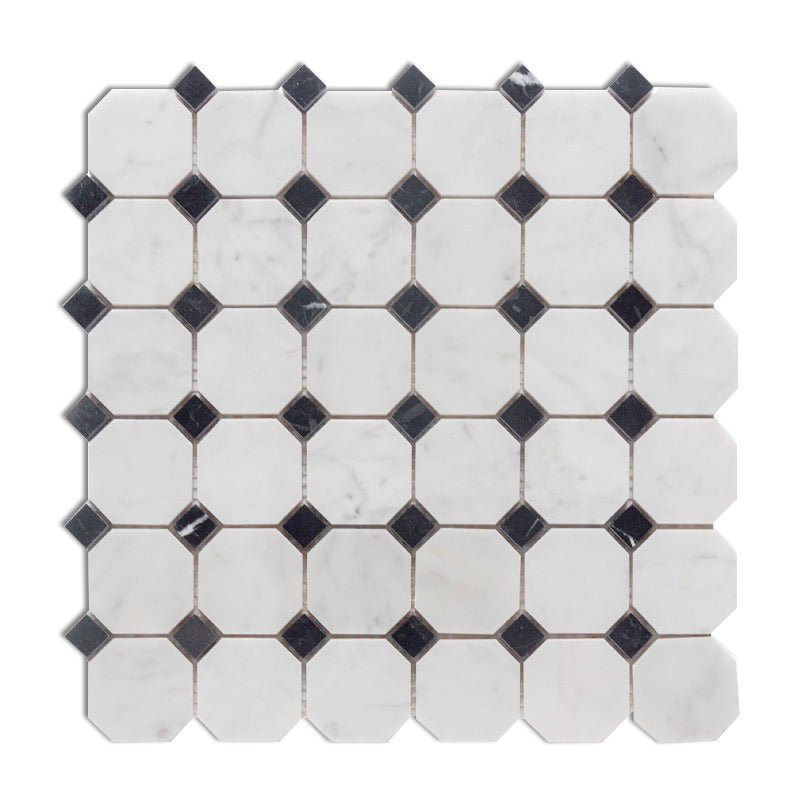 Modern Style Floor Tile Fabric Look Straight Edge Square Floor Tile