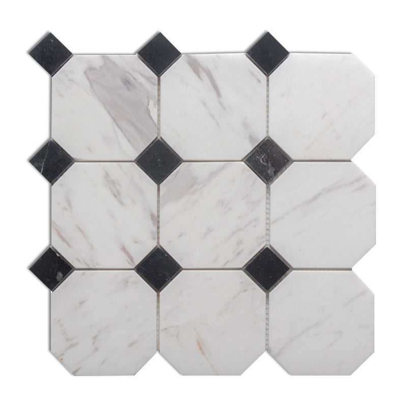 Modern Style Floor Tile Fabric Look Straight Edge Square Floor Tile