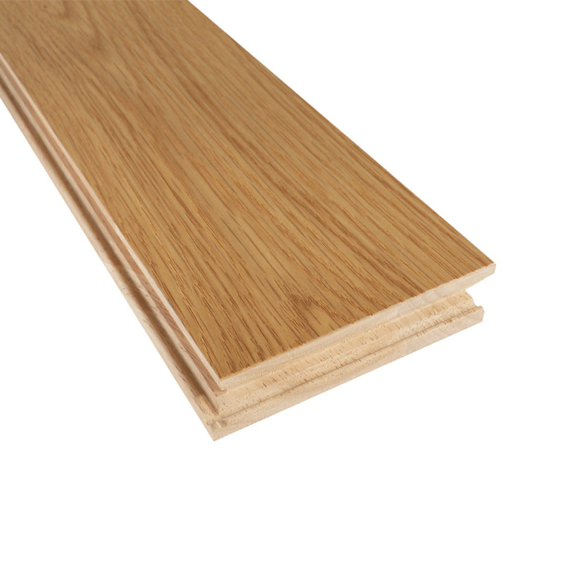 Solid Wood Plank Flooring Click-Locking Natural Wood Hardwood Flooring