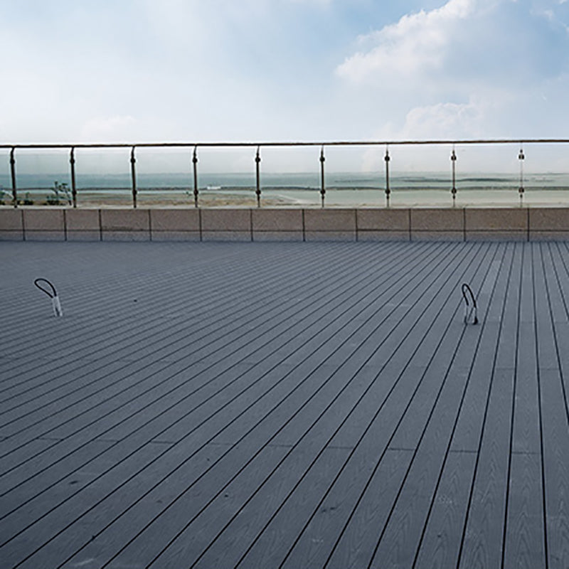 Wire brushed Hardwood Deck Tiles Contemporary Wood Flooring Tiles