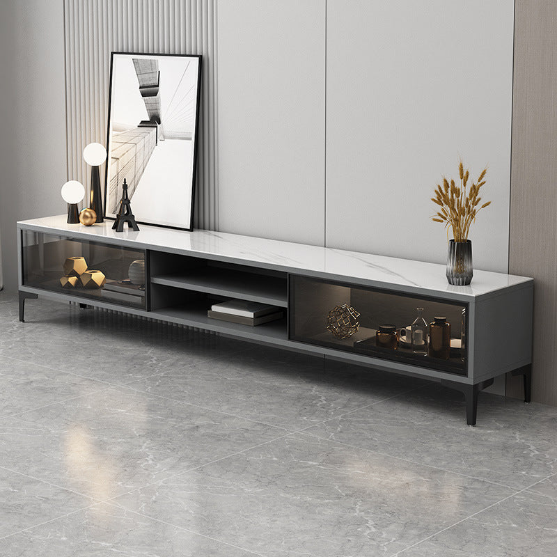 Stone TV Media Console Modern TV Stand Console for Living Room