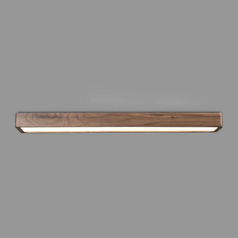 Modern Linear Shape Flush Mount Lamp Acrylic Shade Flush Mount Ceiling Fixture for Bedroom