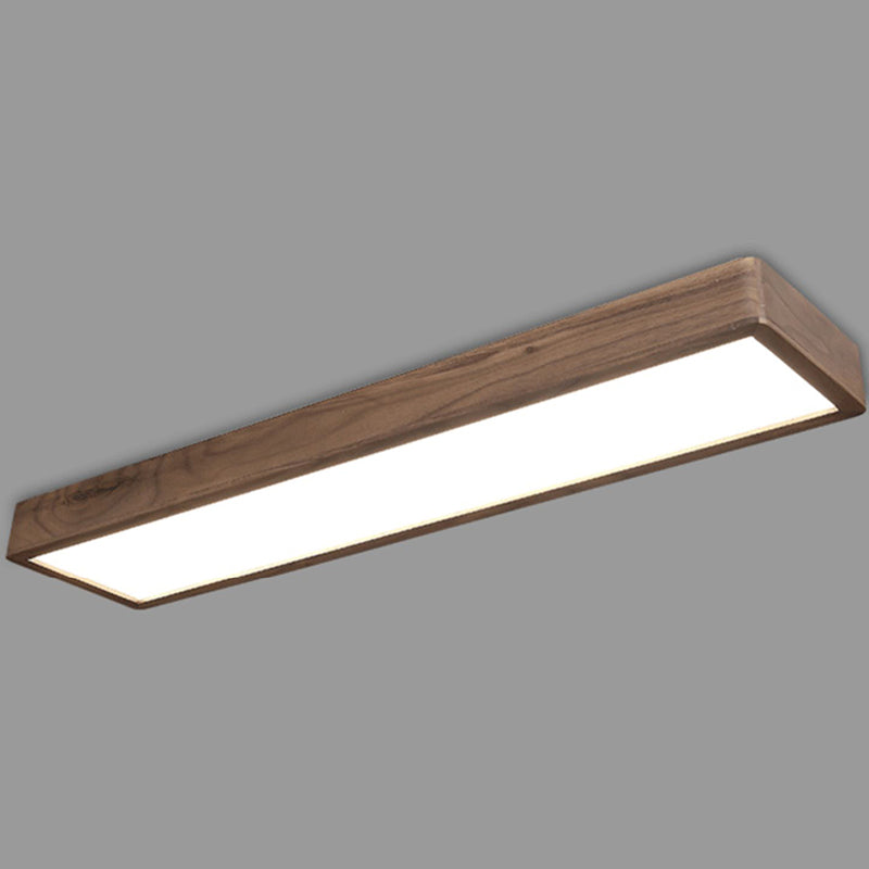 Modern Linear Shape Flush Mount Lamp Acrylic Shade Flush Mount Ceiling Fixture for Bedroom