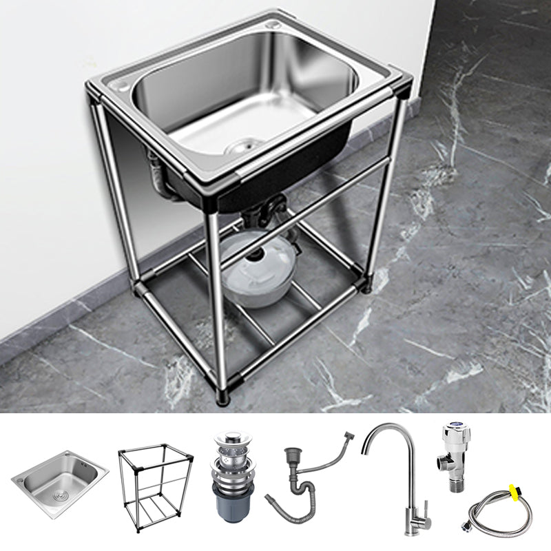 Kitchen Sink Stainless Steel Drop-In Rectangle All-in-one Soundproof Kitchen Sink