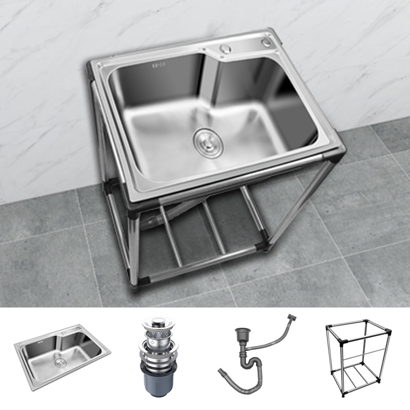 Kitchen Sink Stainless Steel Drop-In Rectangle All-in-one Soundproof Kitchen Sink