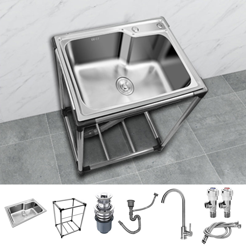 Kitchen Sink Stainless Steel Drop-In Rectangle All-in-one Soundproof Kitchen Sink