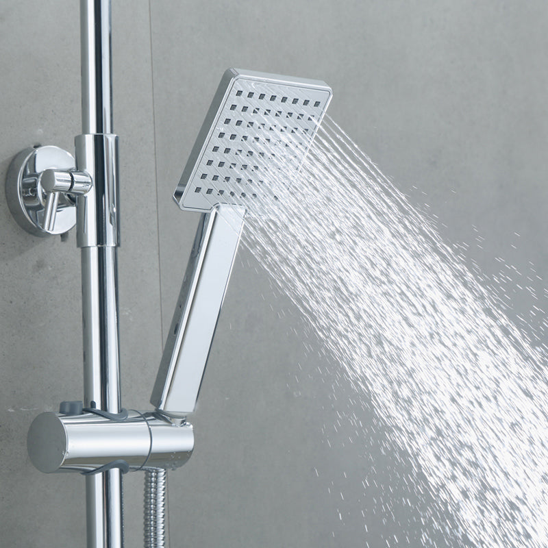 Square Shower Head Combo Large Shower Head with Handheld Shower Head