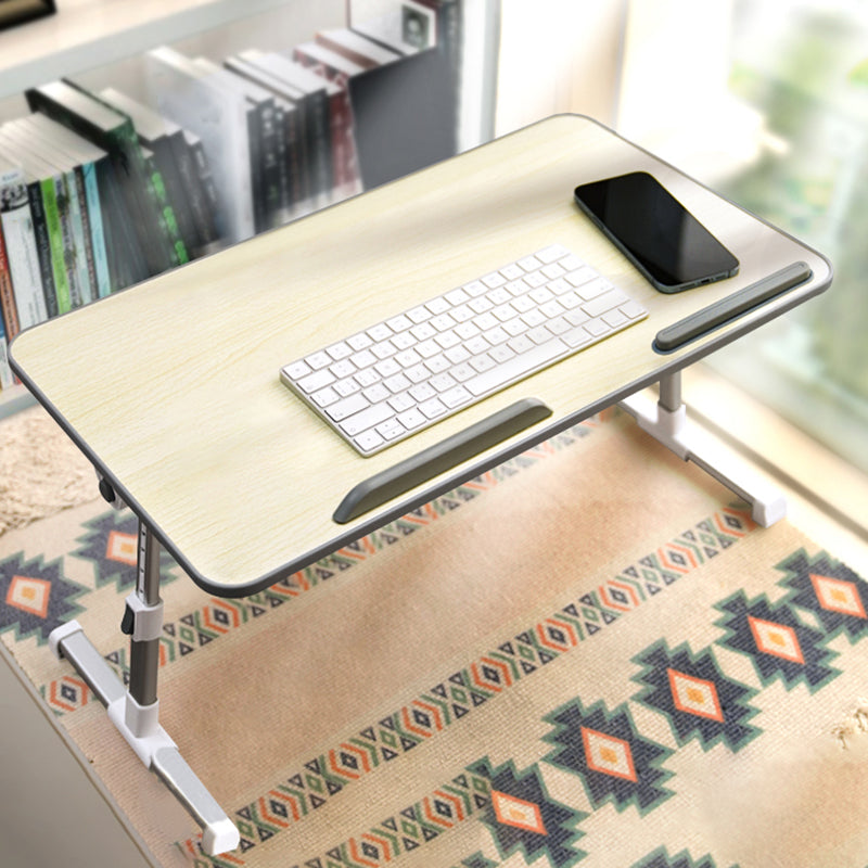 Rectangular Shape Modern Style Writing Desk Wooden Task Desk with 2 Legs for Home