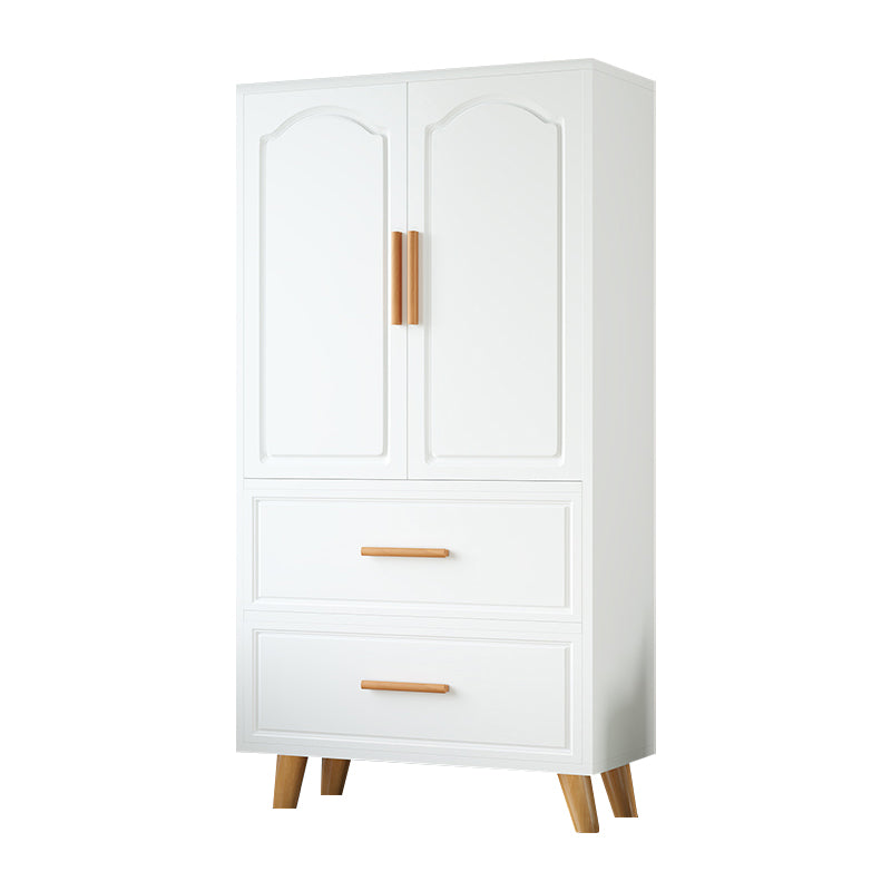 Modern Style Wardrobe Closet Manufactured Wood Kid's Wardrobe with Garment Rod