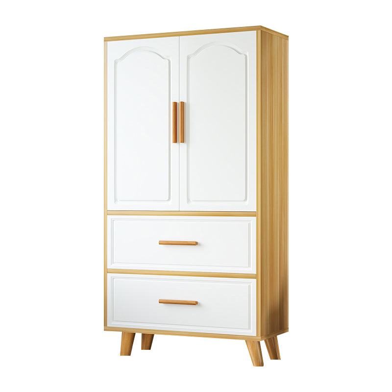 Modern Style Wardrobe Closet Manufactured Wood Kid's Wardrobe with Garment Rod