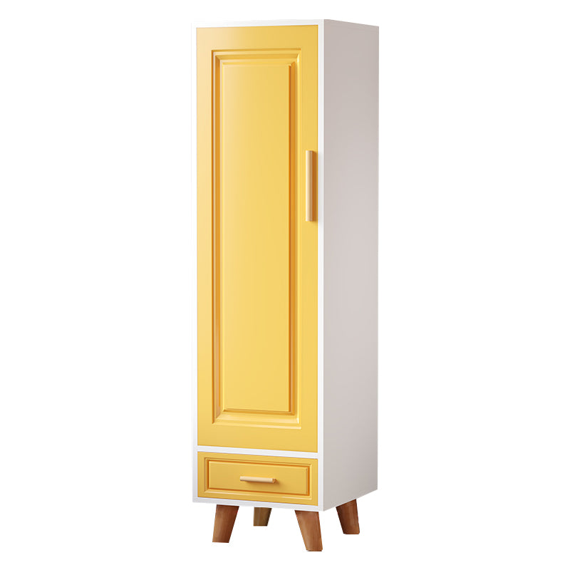 Modern Style Wardrobe Closet Manufactured Wood Kid's Wardrobe with Garment Rod