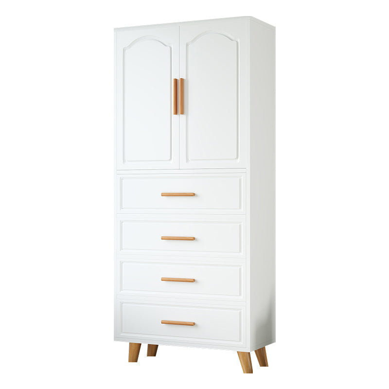 Modern Style Wardrobe Closet Manufactured Wood Kid's Wardrobe with Garment Rod