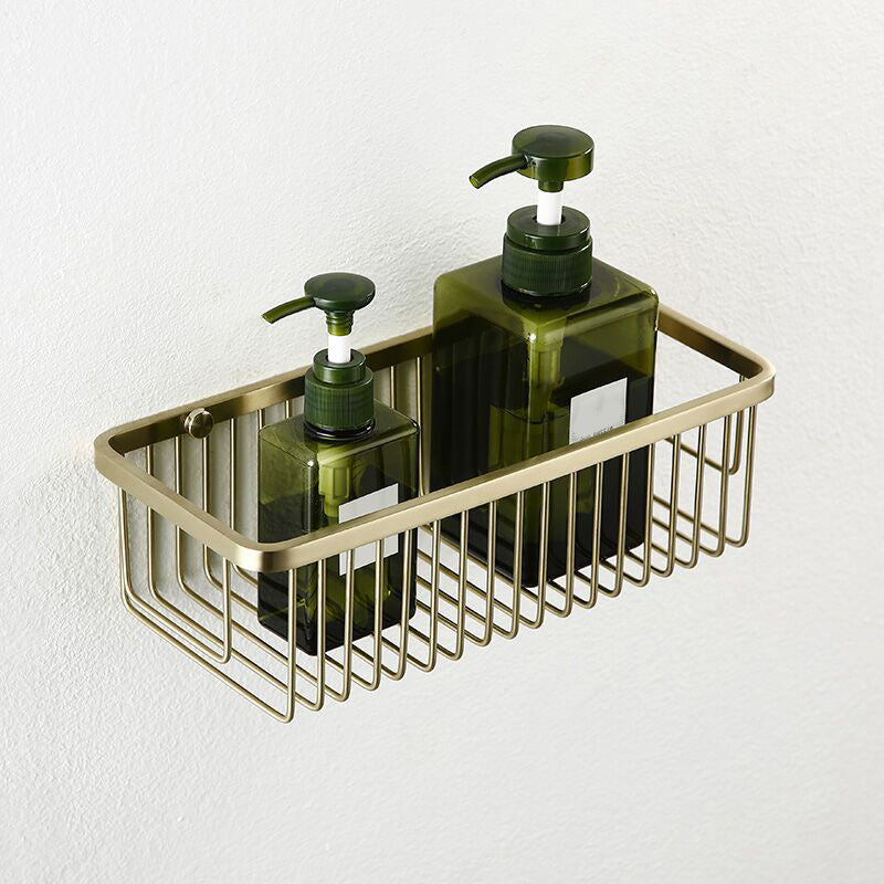 Brushed Brass Metal Bathroom Accessory As Individual Or As a Set