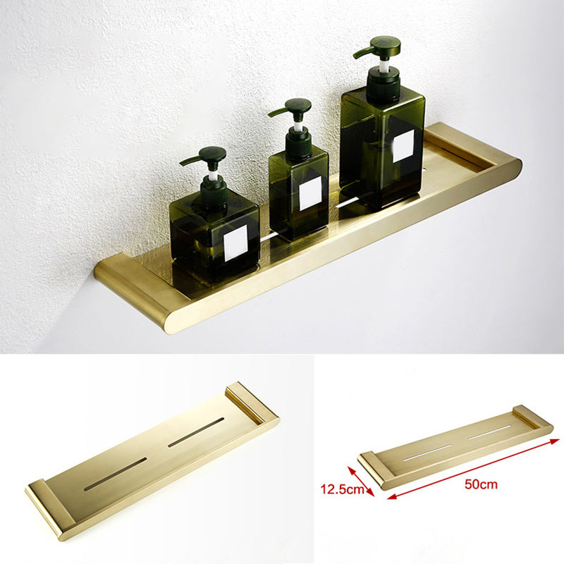 Brushed Brass Metal Bathroom Accessory As Individual Or As a Set