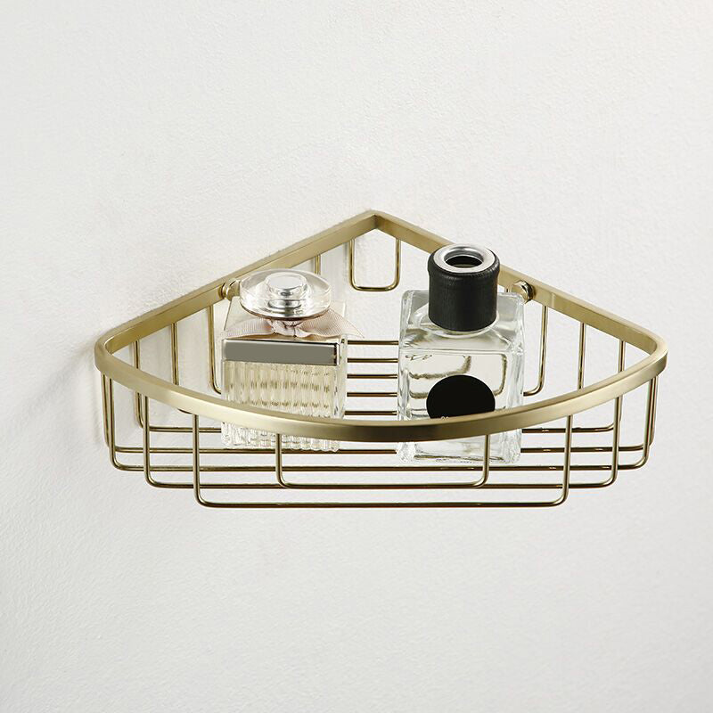 Brushed Brass Metal Bathroom Accessory As Individual Or As a Set