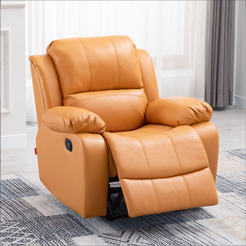 Traditional Standard Recliner Metal Indoor Swiveling Manual-Push Botton