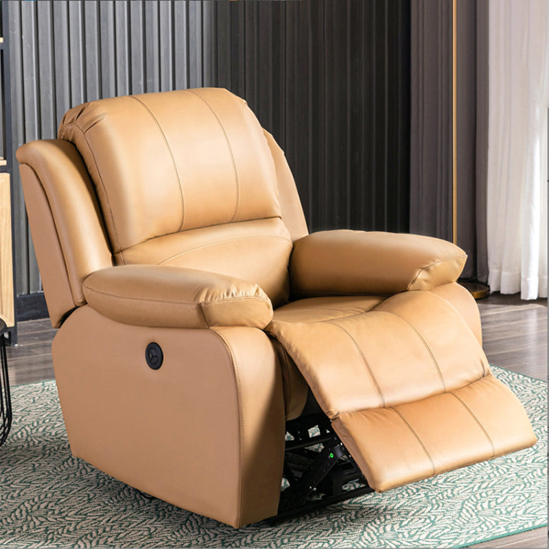 Traditional Standard Recliner Metal Indoor Swiveling Manual-Push Botton