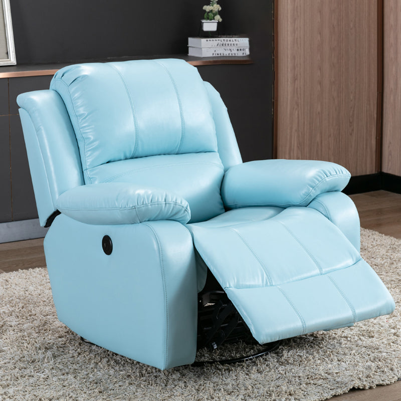 Traditional Standard Recliner Metal Indoor Swiveling Manual-Push Botton