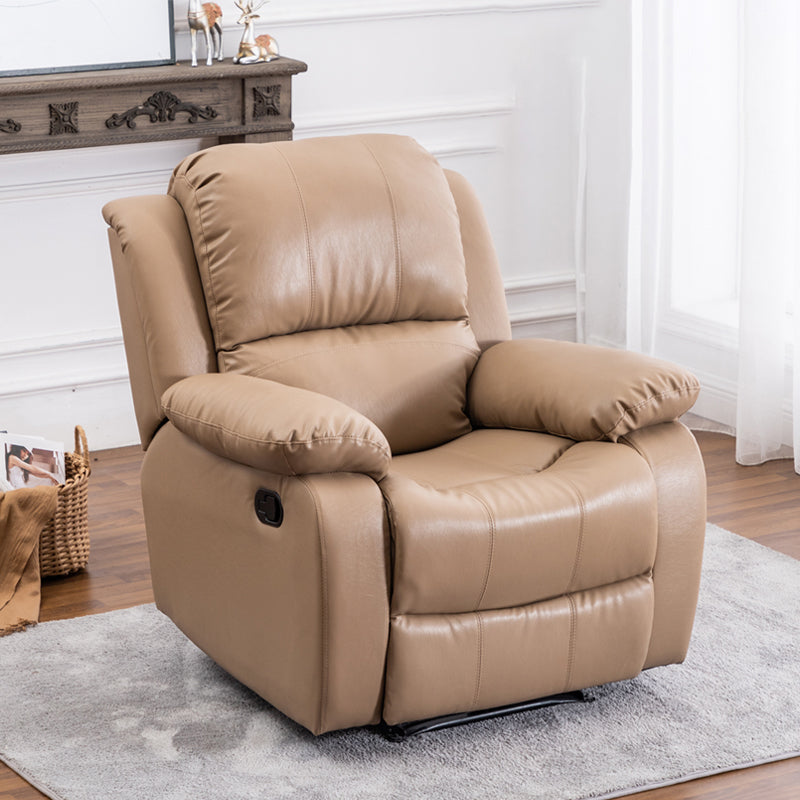 Traditional Standard Recliner Metal Indoor Swiveling Manual-Push Botton