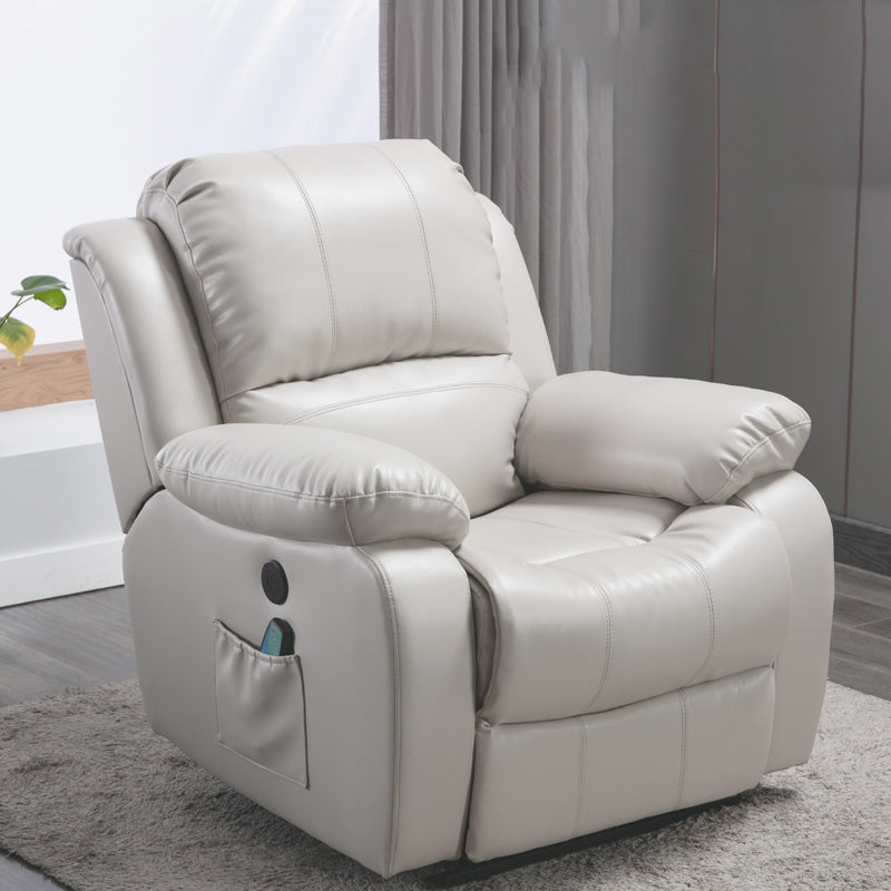 Traditional Standard Recliner Metal Indoor Swiveling Manual-Push Botton