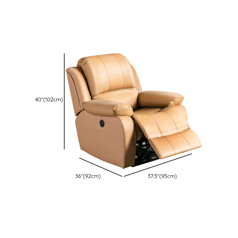 Traditional Standard Recliner Metal Indoor Swiveling Manual-Push Botton