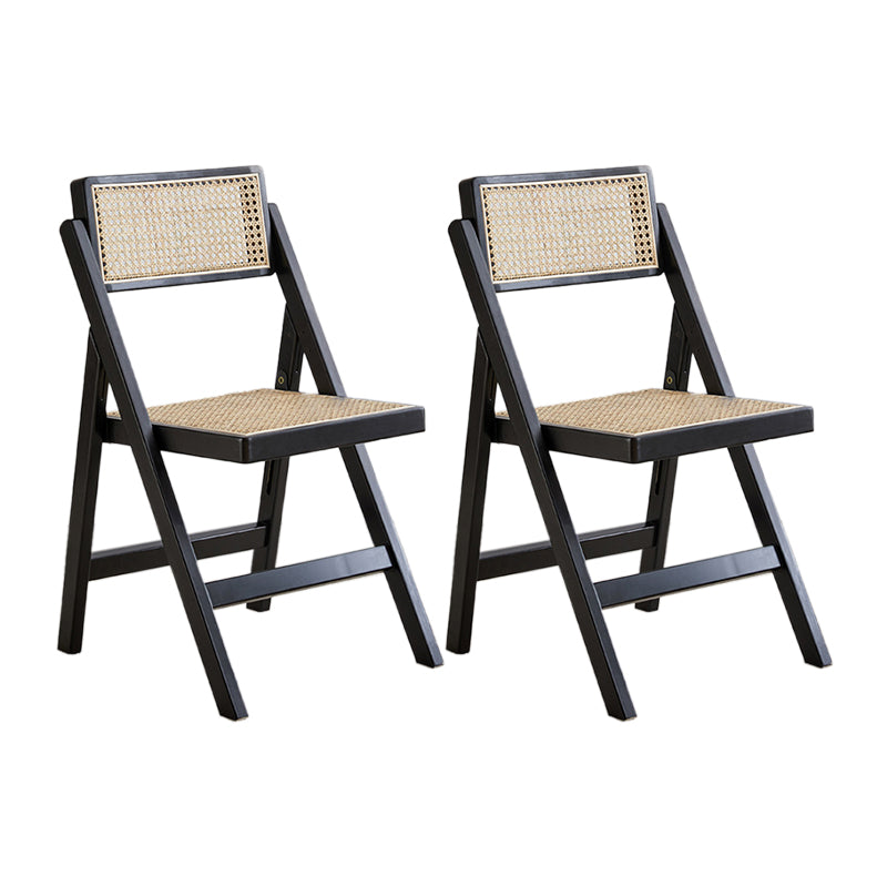 Folding Outdoors Modern Rattan Dining Chairs Patio Dining Chair