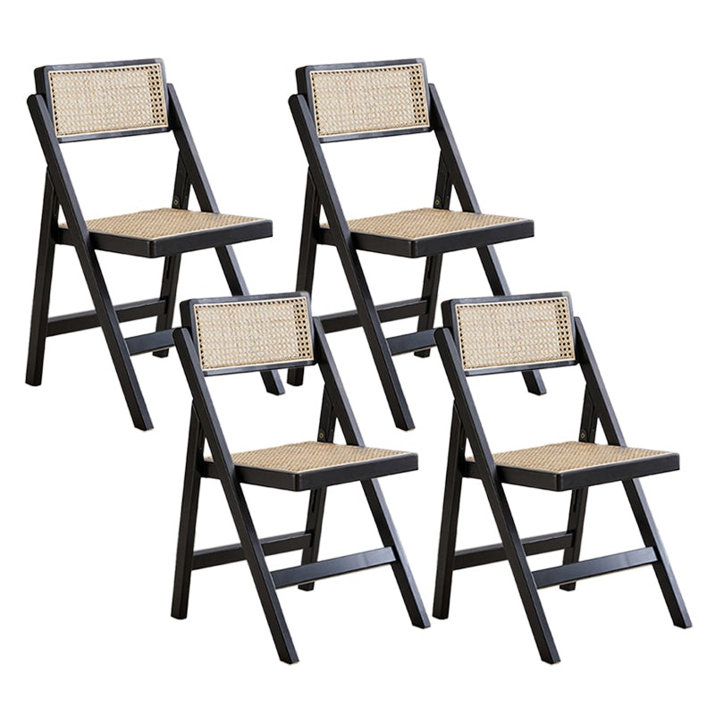 Folding Outdoors Modern Rattan Dining Chairs Patio Dining Chair