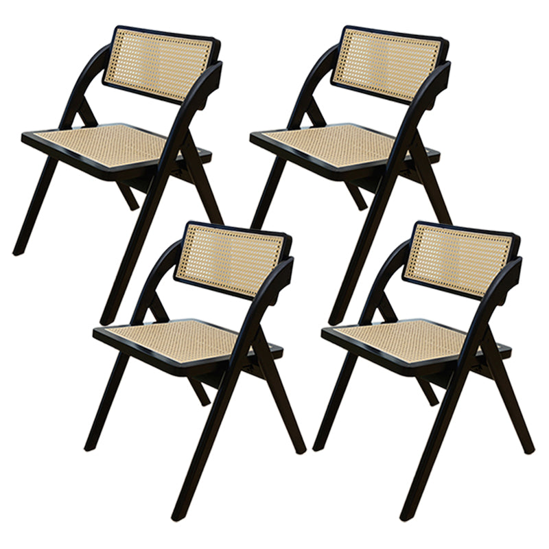 Folding Outdoors Modern Rattan Dining Chairs Patio Dining Chair