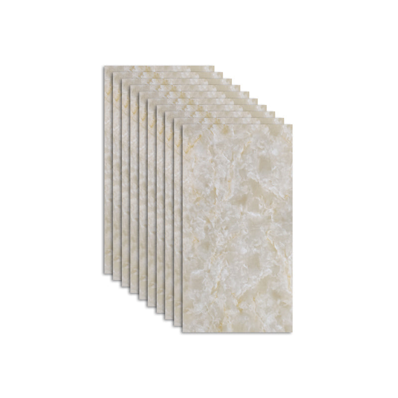 Field Tile Wallpaper Waterproof Peel and Stick Wall Tile with Rectangular Shape