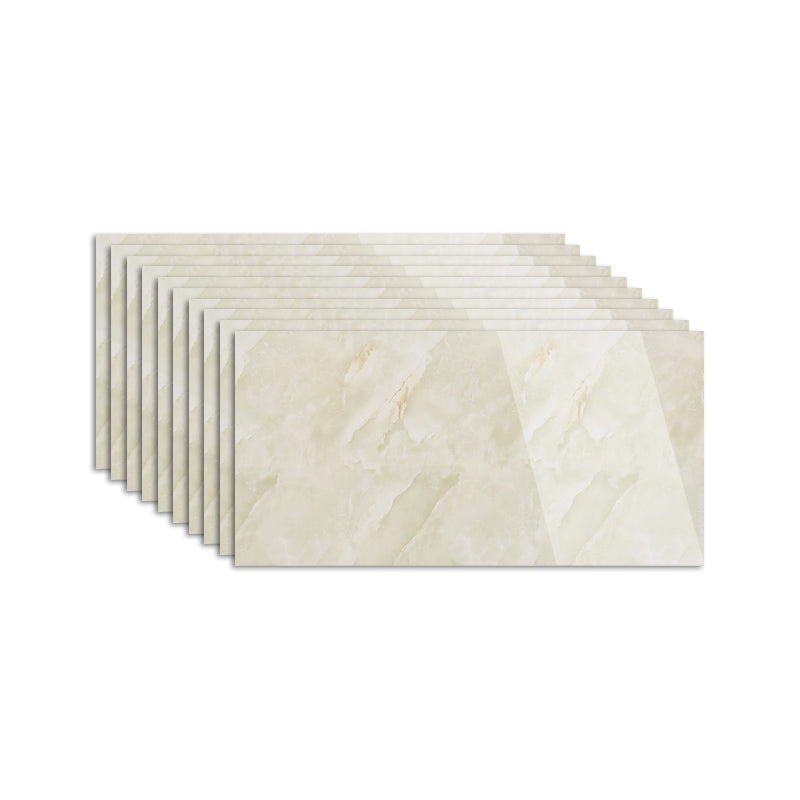 Field Tile Wallpaper Waterproof Peel and Stick Wall Tile with Rectangular Shape