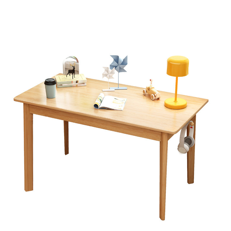 Writing Desk 29.5"H Kids Desk with Drawer Desk Solid Wood Child Desk