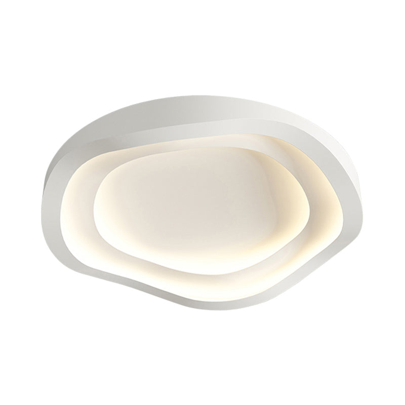 Nordic Ceiling Light Fixture White LED Flush Mount for Bedroom