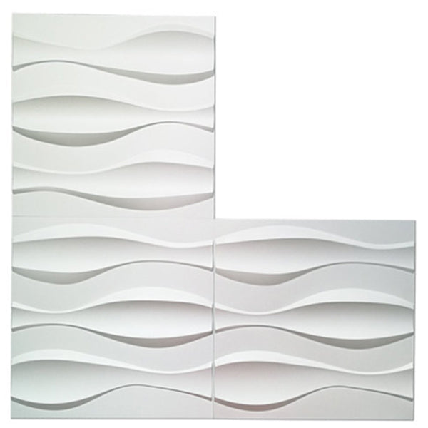 Modern Wall Paneling 3D Print Waterproof Peel and Stick Wall Panel