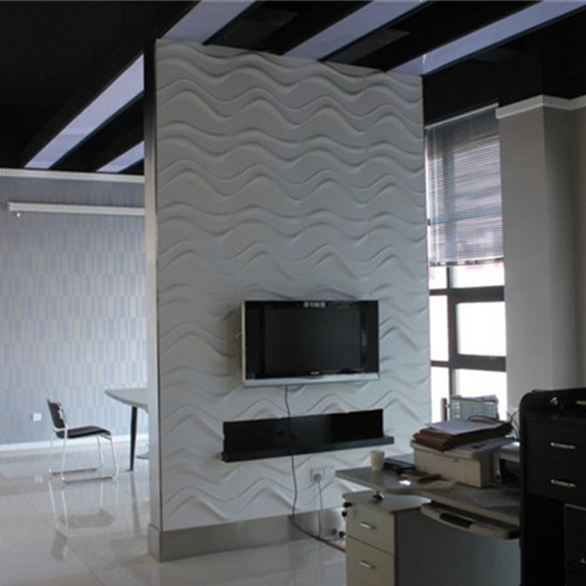 Modern Wall Paneling 3D Print Waterproof Peel and Stick Wall Panel