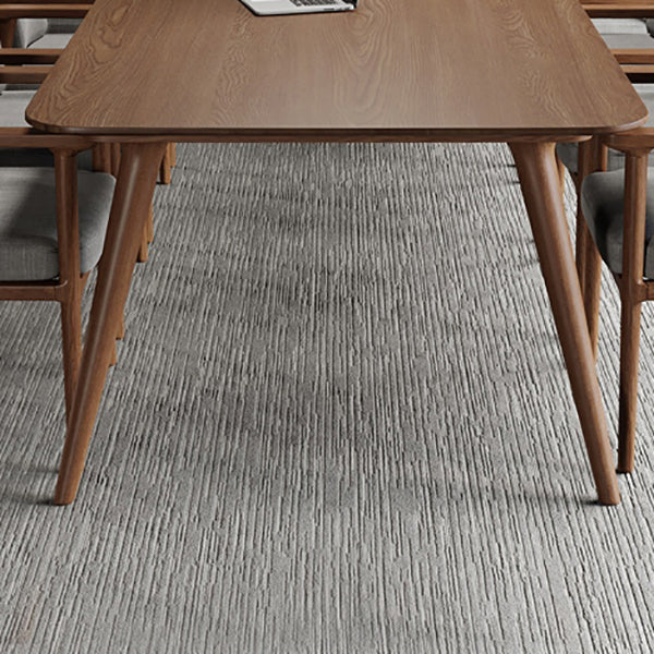 Rectangular Shaped Office Table 4 Legs Conference Table in Brown