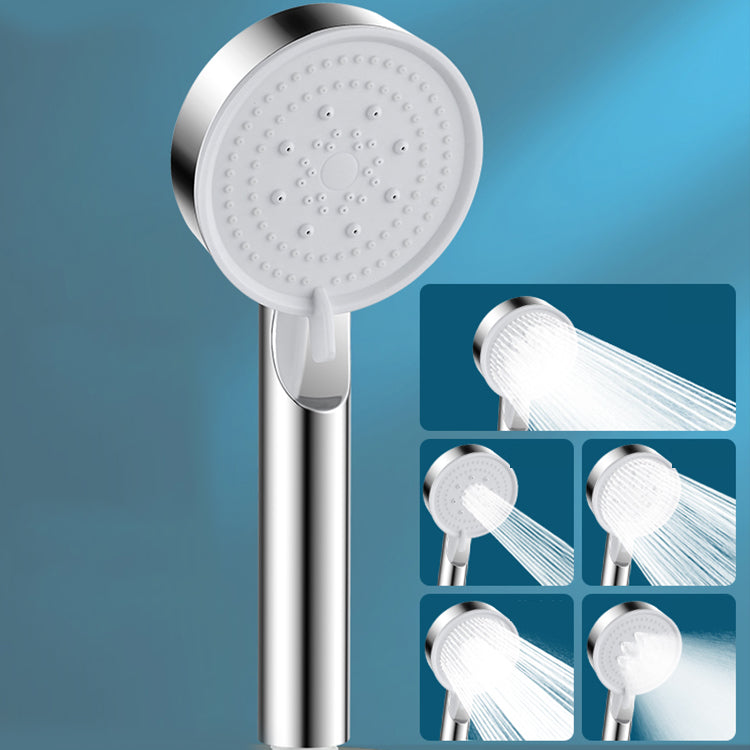 Modern Round Hand Shower Medium Flow 5 Sprays Wall-Mount Hand Shower