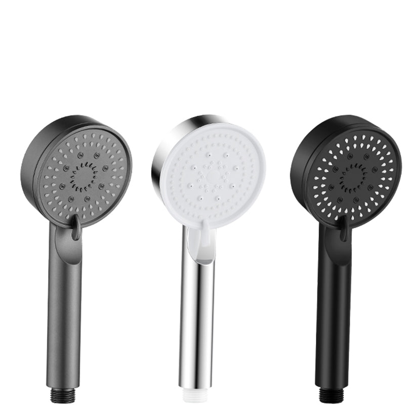 Modern Round Hand Shower Medium Flow 5 Sprays Wall-Mount Hand Shower