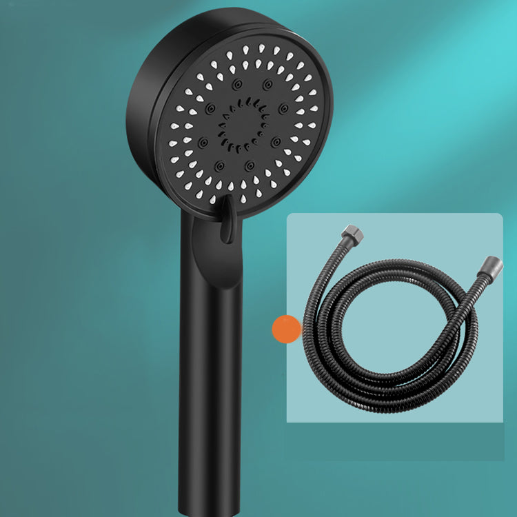 Modern Round Hand Shower Medium Flow 5 Sprays Wall-Mount Hand Shower