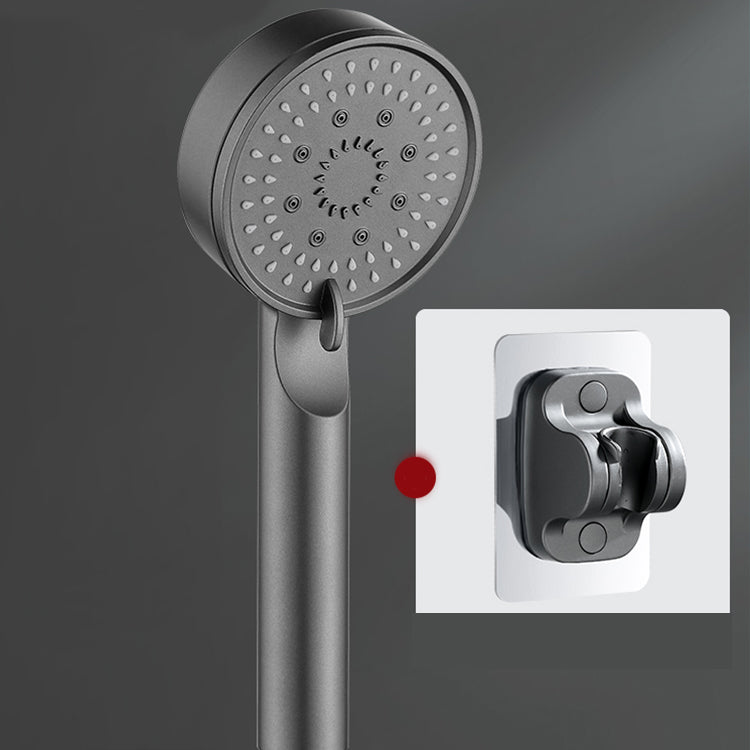 Modern Round Hand Shower Medium Flow 5 Sprays Wall-Mount Hand Shower