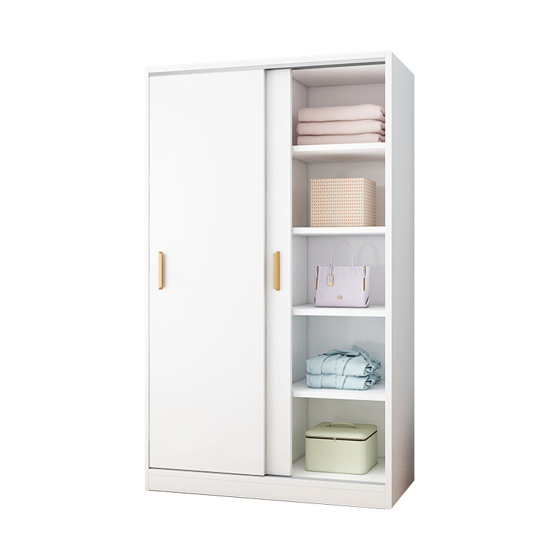 Manufactured Wood Kids Closet Modern Style Shelved Wardrobe Closet