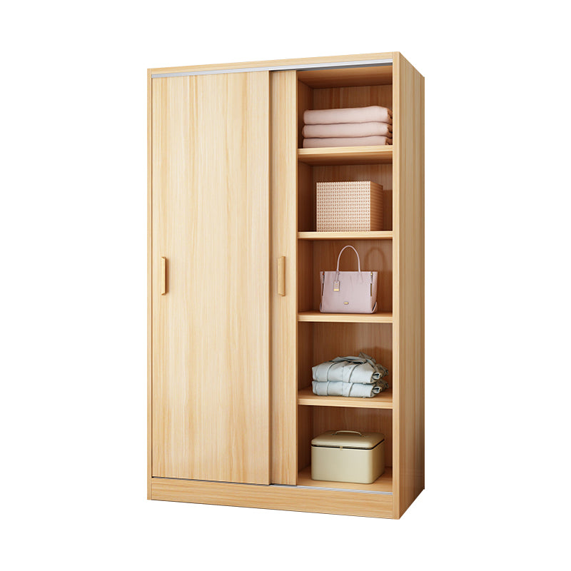 Manufactured Wood Kids Closet Modern Style Shelved Wardrobe Closet