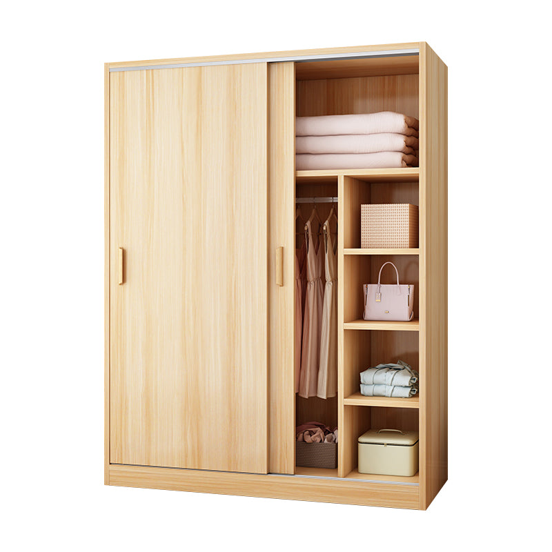 Manufactured Wood Kids Closet Modern Style Shelved Wardrobe Closet