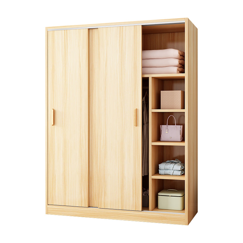 Manufactured Wood Kids Closet Modern Style Shelved Wardrobe Closet