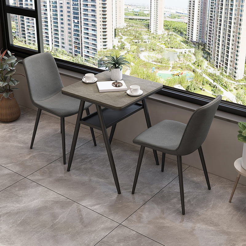 Modern Simple Stone Courtyard Table Geometric Waterproof Outdoor Table