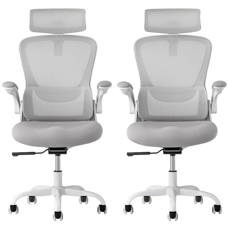 Modern Office Chair Removable Arms No Distressing Ergonomic Chair with Wheels