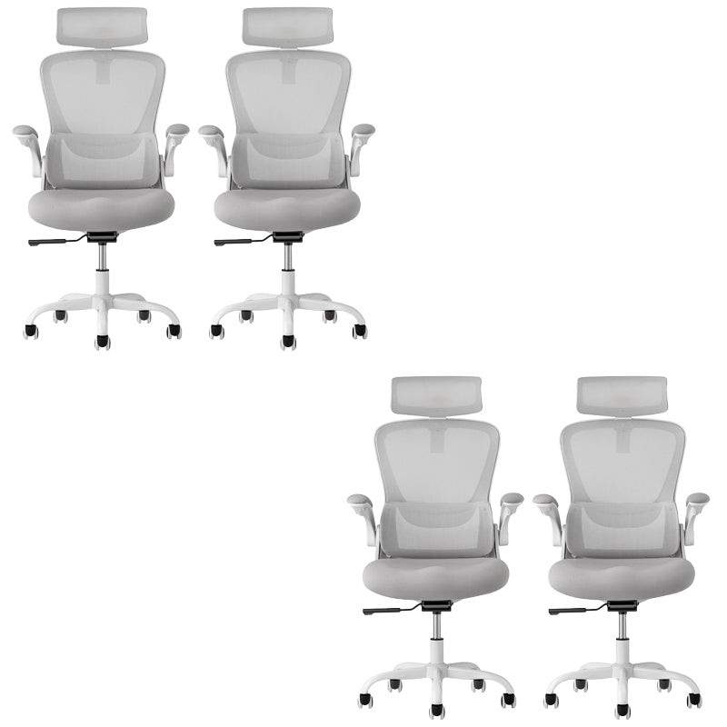 Modern Office Chair Removable Arms No Distressing Ergonomic Chair with Wheels